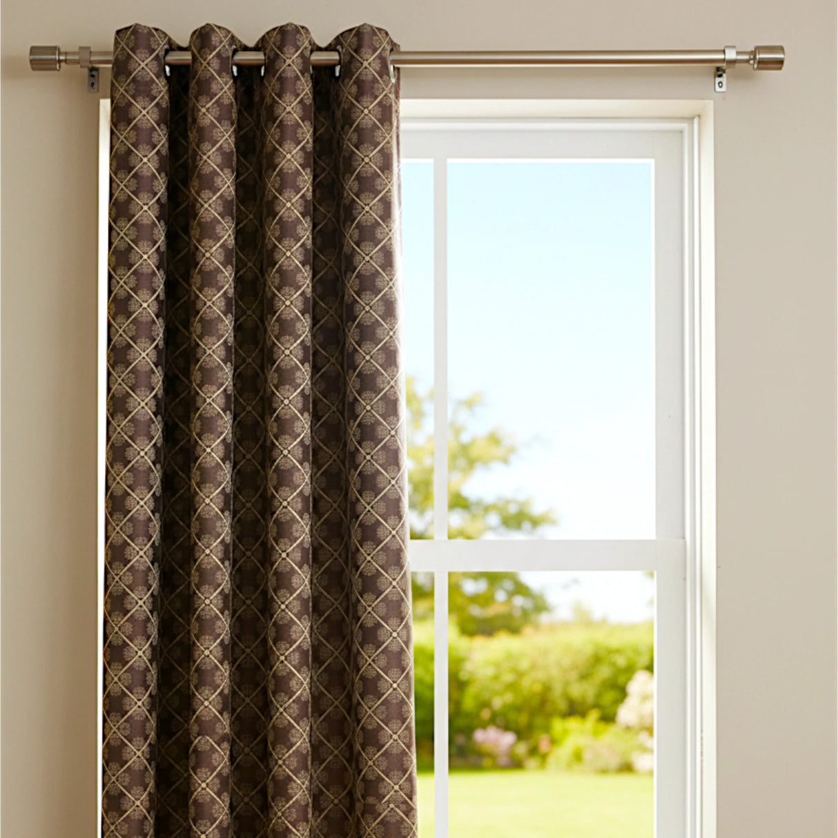room curtain 140x260cm dark brown 523-7 china