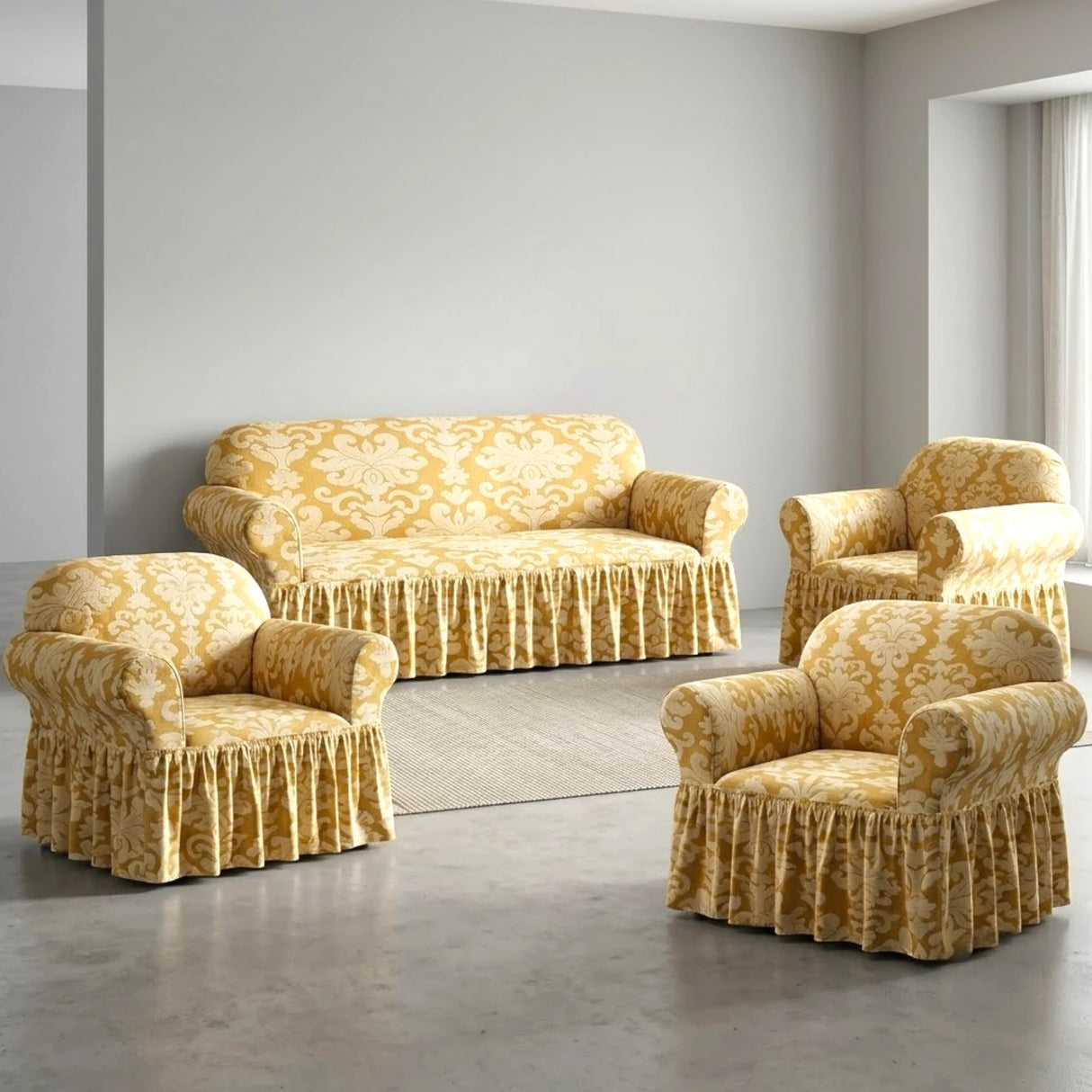 sofa cover 7 seater skin china