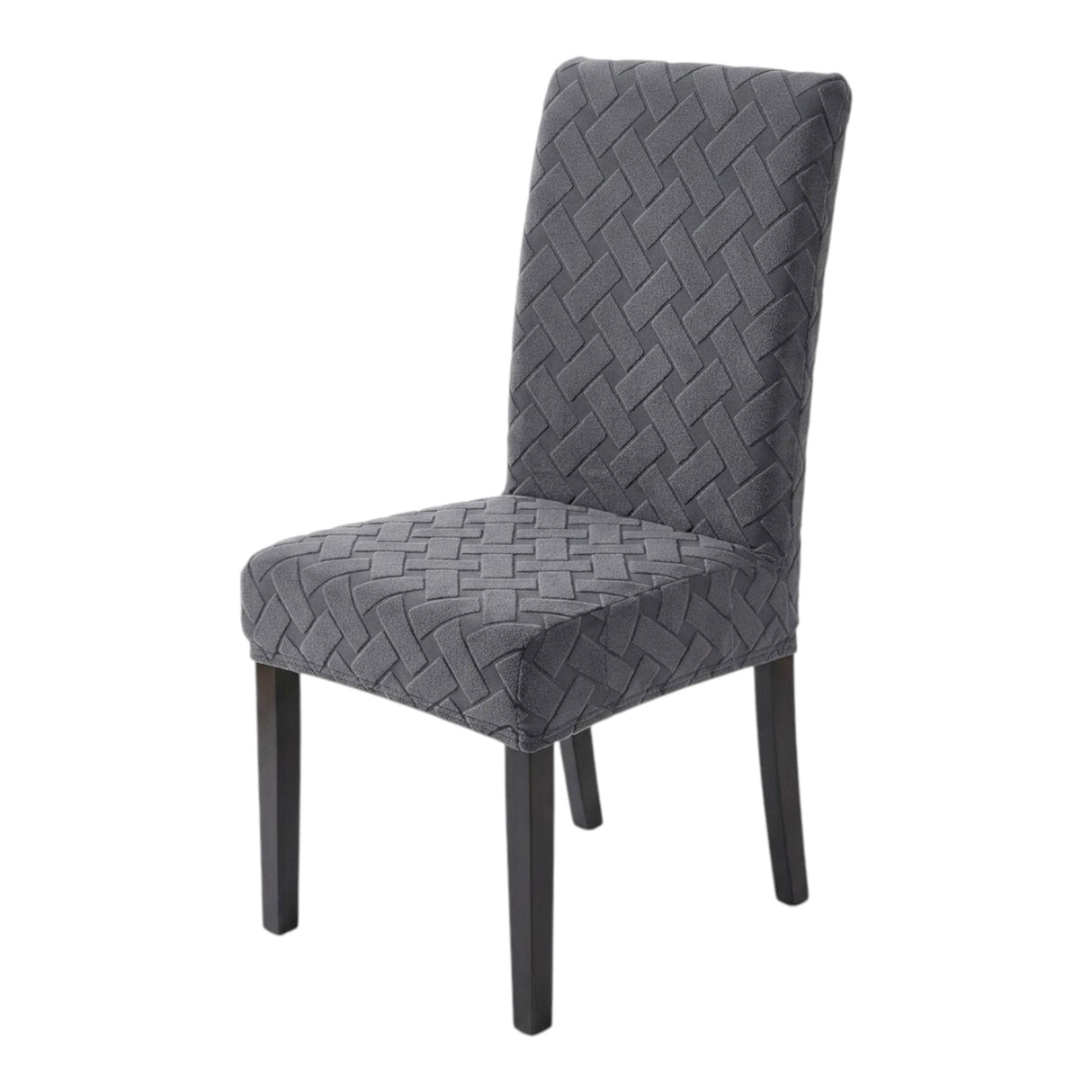 chair cover 2pc dark gray china