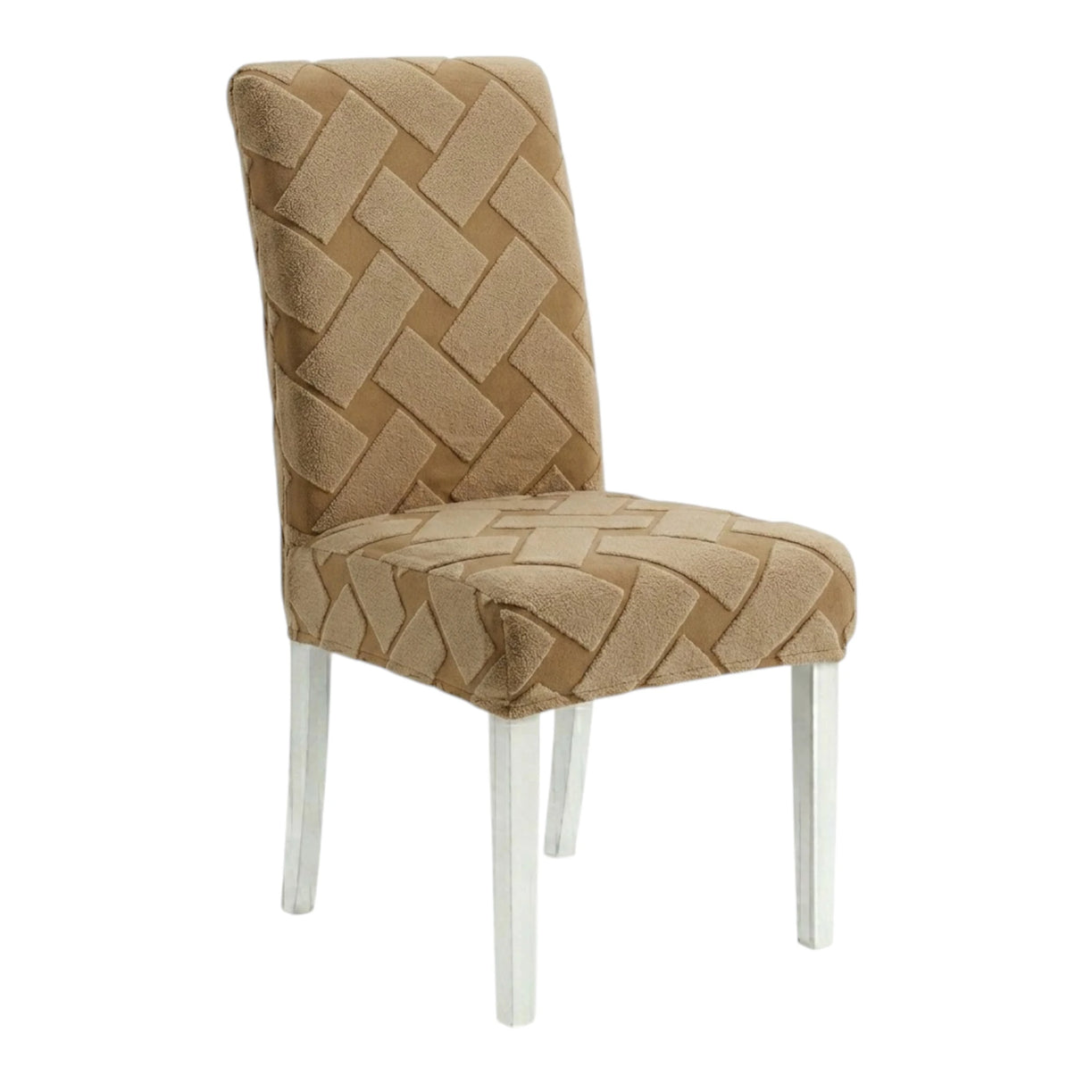 chair cover 2pc brown china