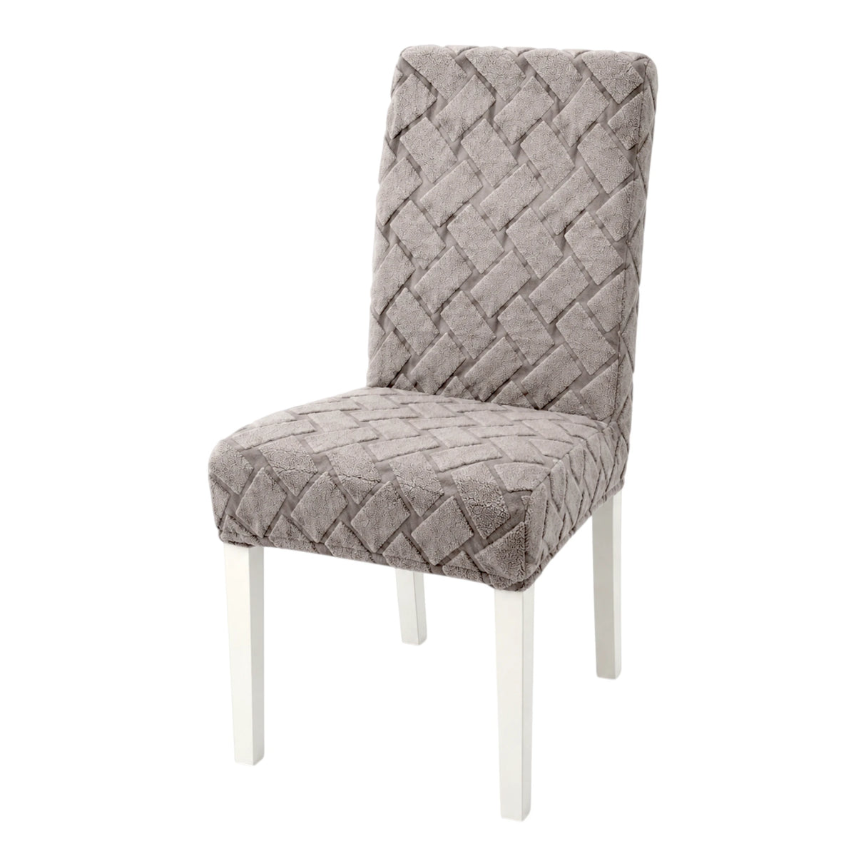 chair cover 2pc light gray china