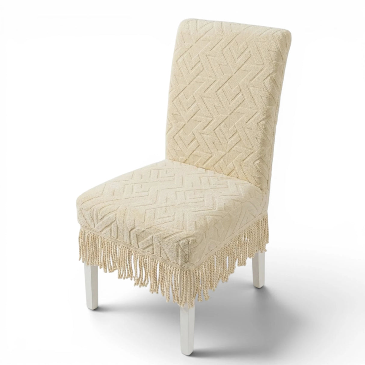 chair cover 2pc cream china