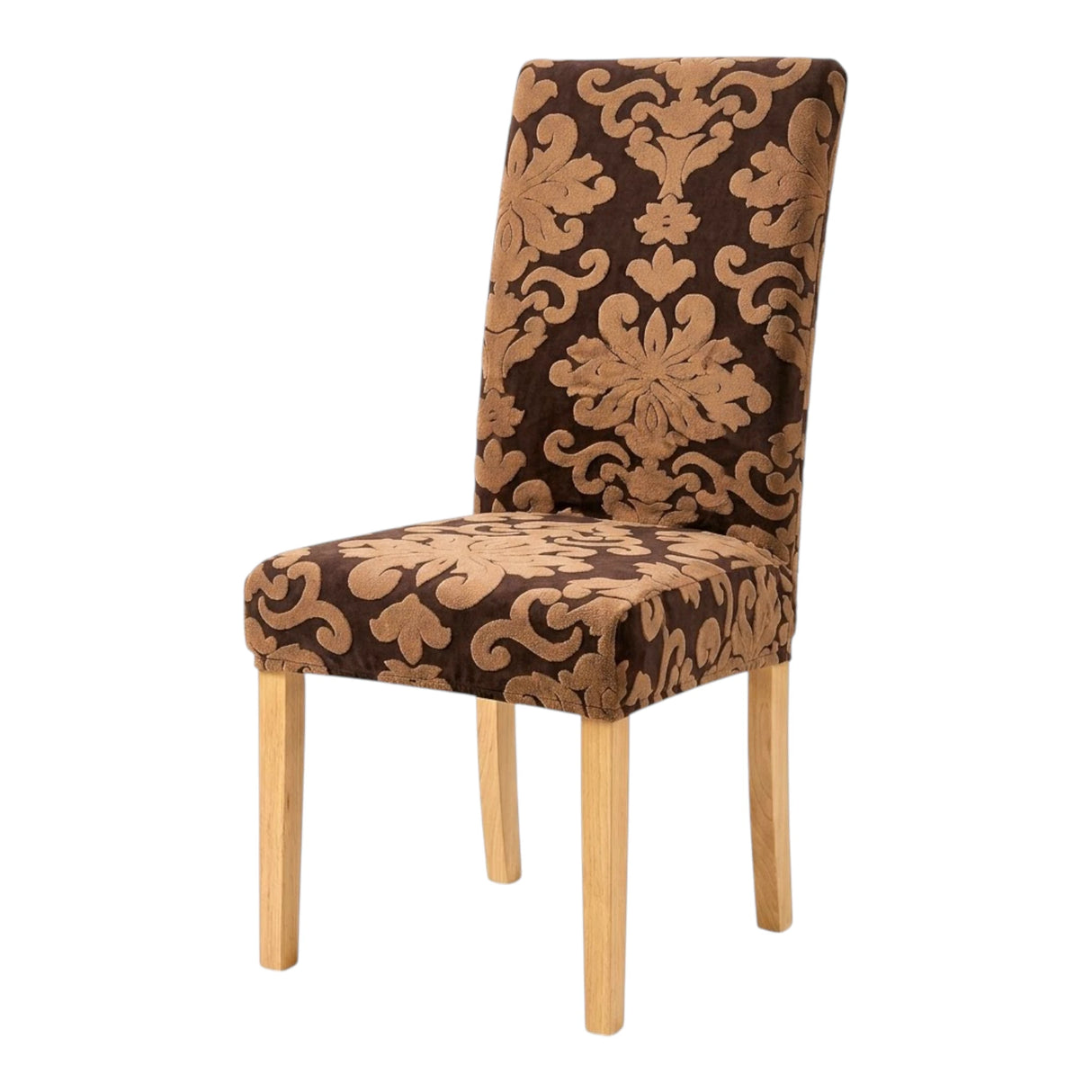 chair cover 2pc chocolate brown china