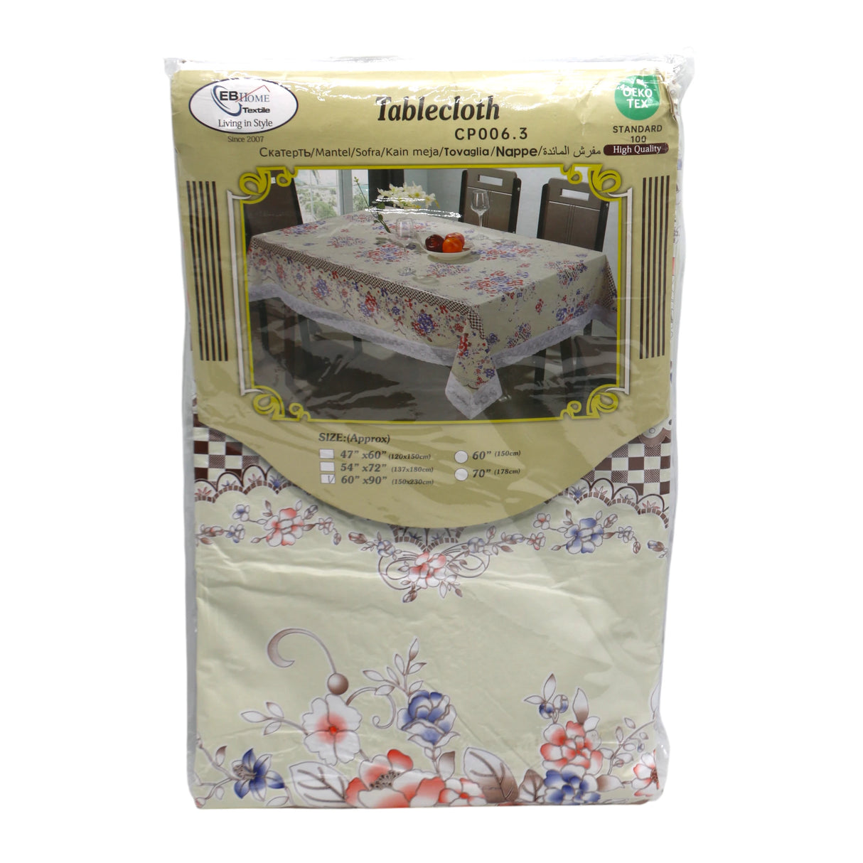 table sheet 60x90" rectangle china