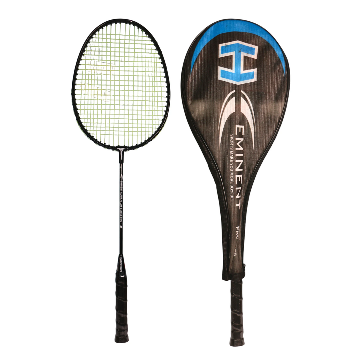 Eminent Pro Badminton Racket - 1PC Single Racket with Protective Cover Bag