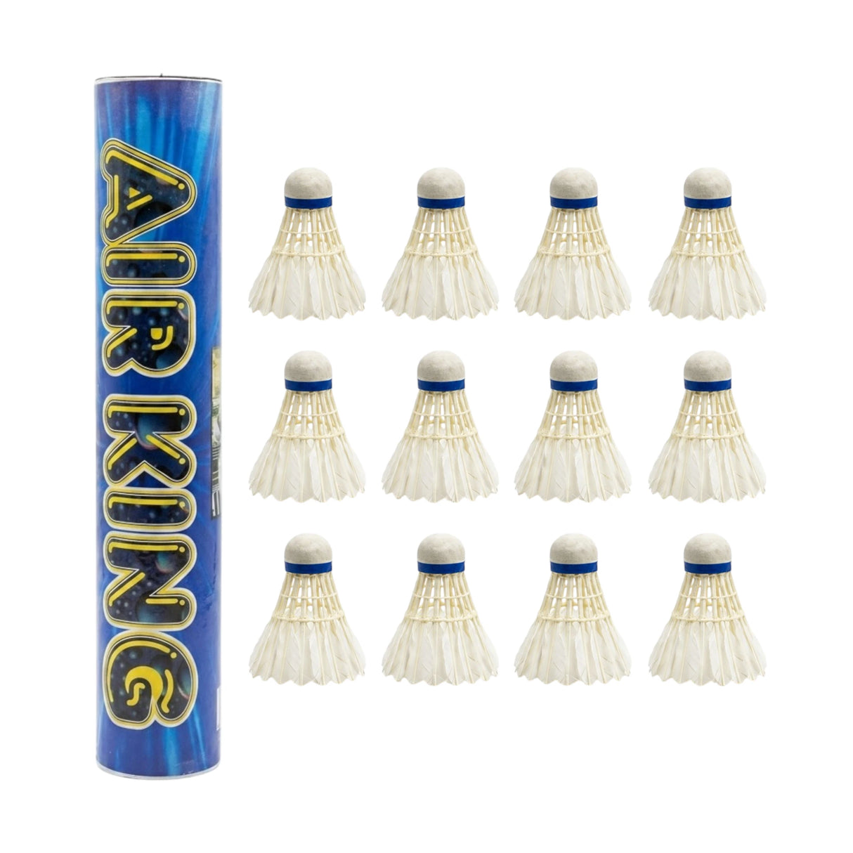 BADMINTON FEATHER SHUTTLE AIR KING 12PC