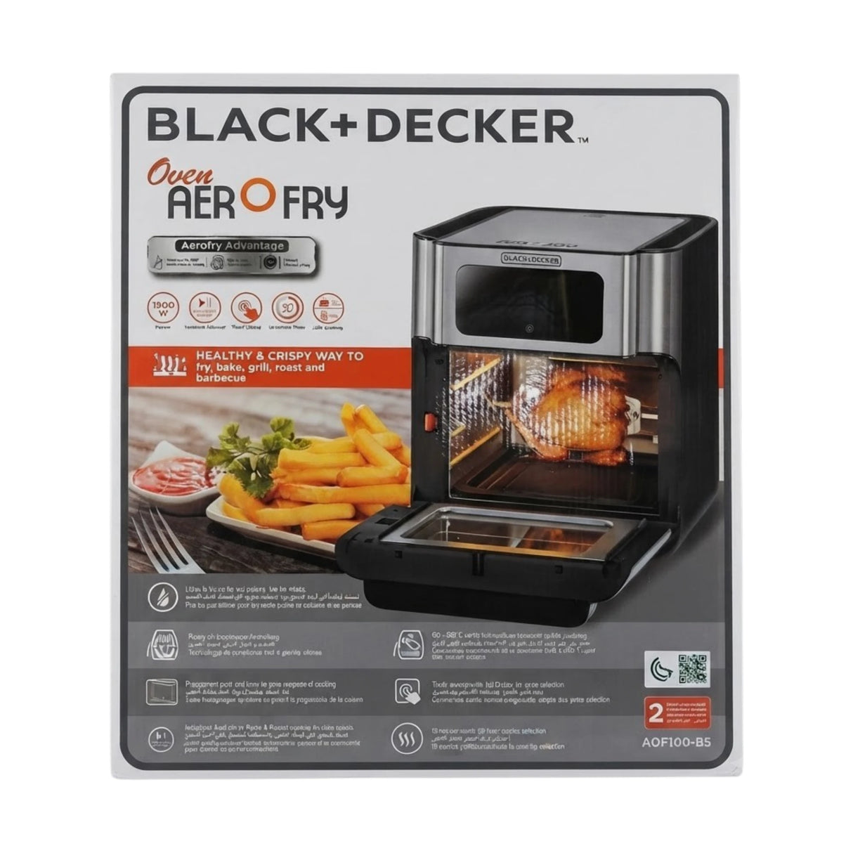 black&decker air fryer aof 100