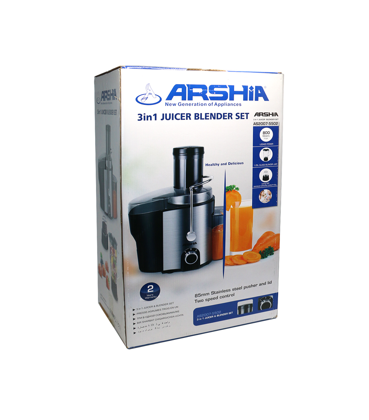 arshia juicer blender 3in1 800w china as2007-5502