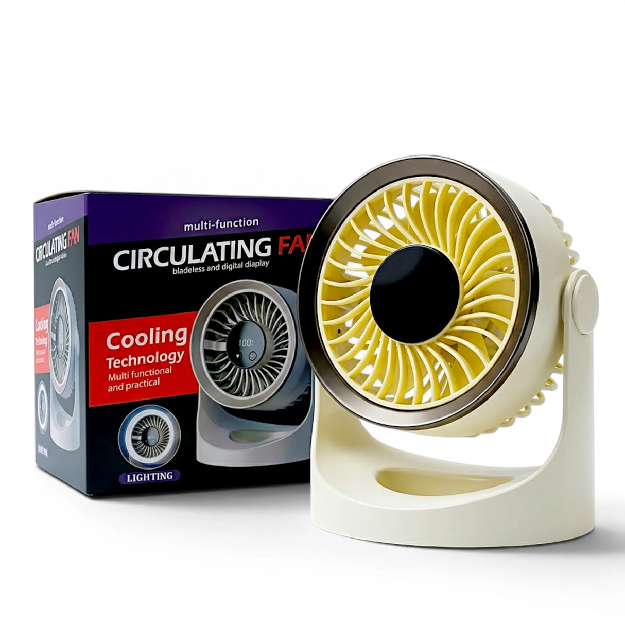 charging fan with led display china mr66