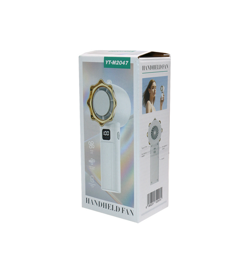 charging fan with led display china yt-m2047