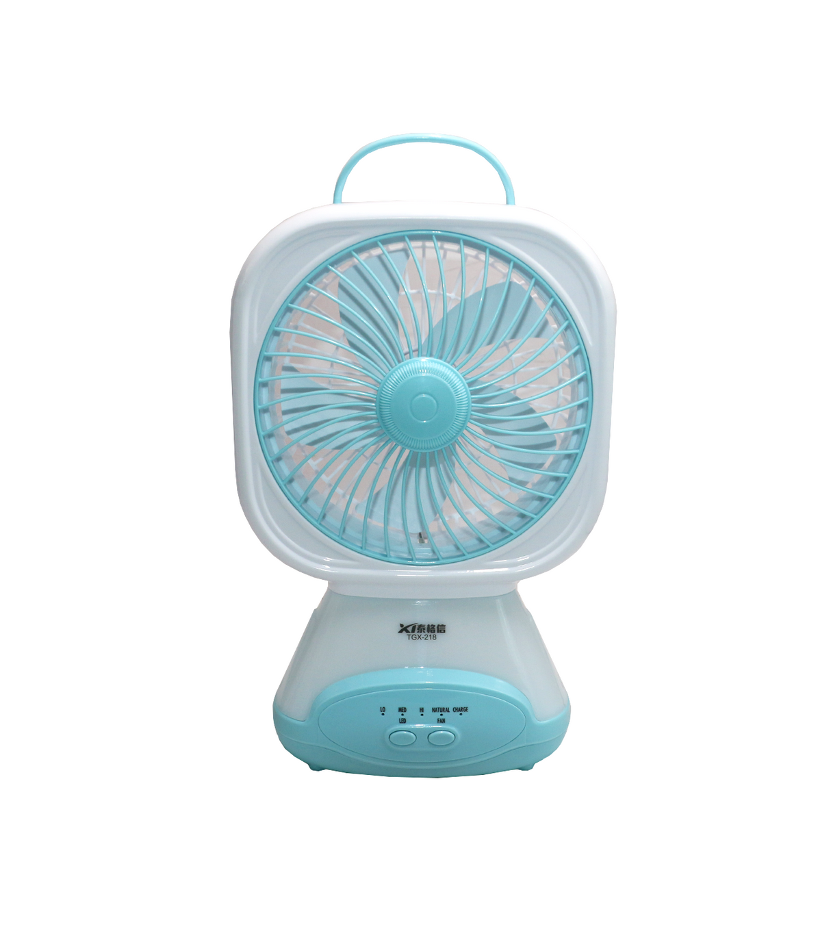 charging fan with led light china tgx-218