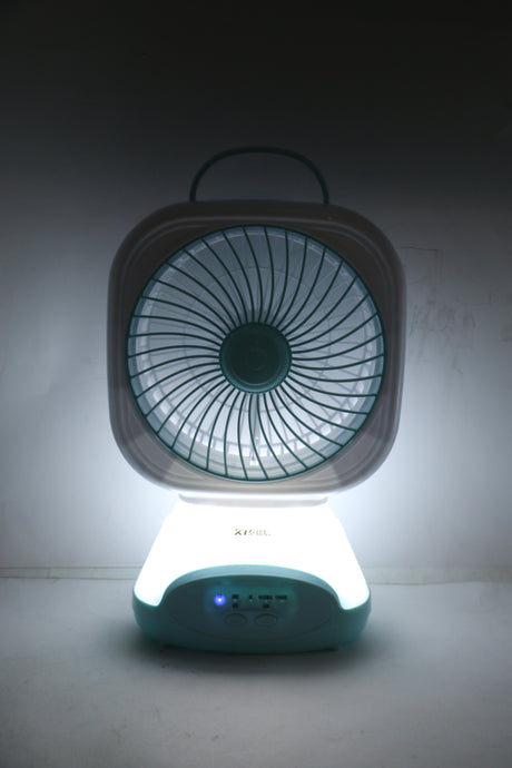 charging fan with led light china tgx-218