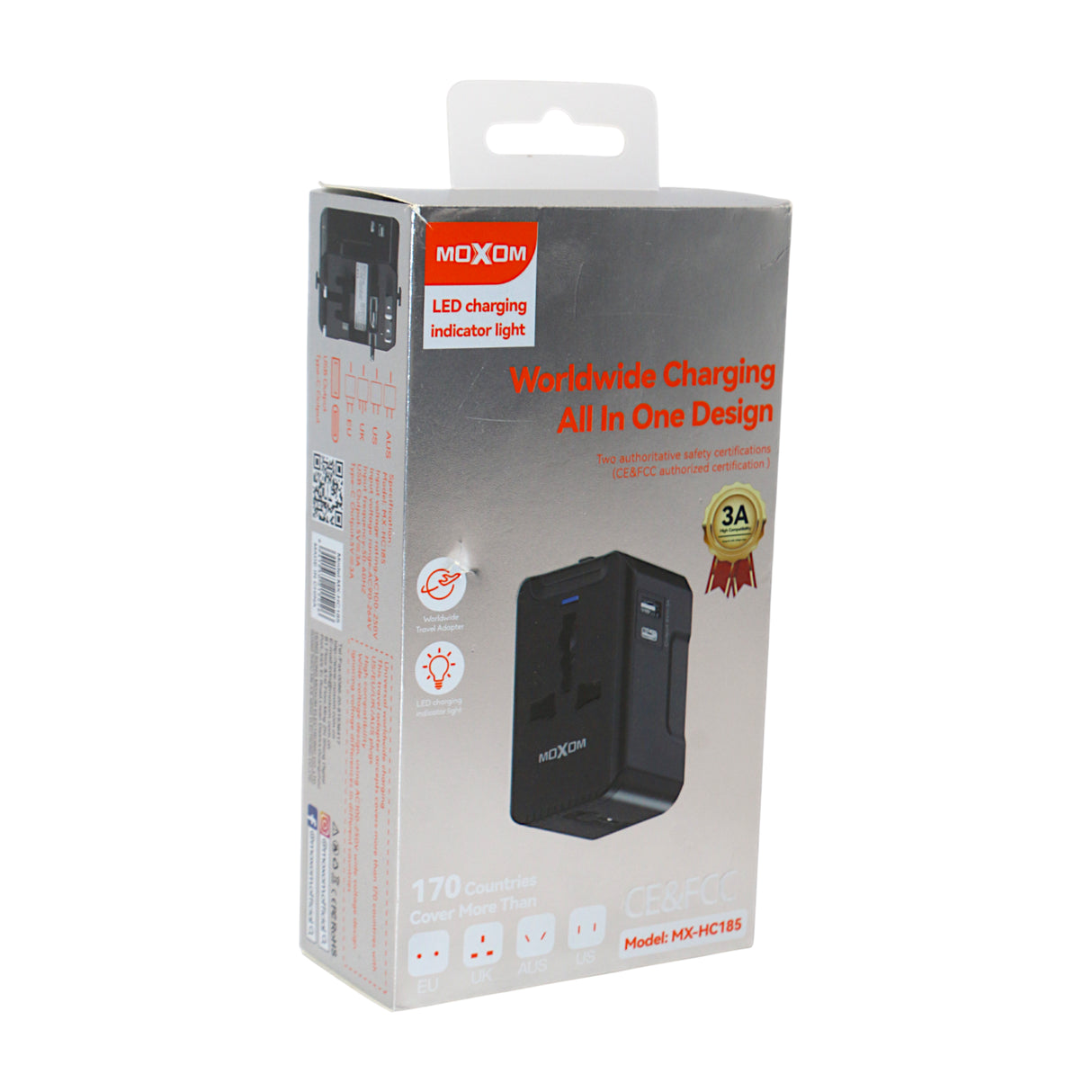 moxom universal plug 3 pin china hc185