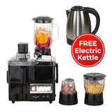 windtech 4-in-1 juicer blender grinder (wt-8884) + free electric kettle