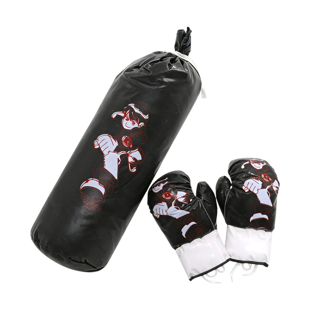 Kids Boxing Set with Small Punching Bag & Gloves – Fun Cartoon-Theme Training Kit for Children (Safe & Durable)