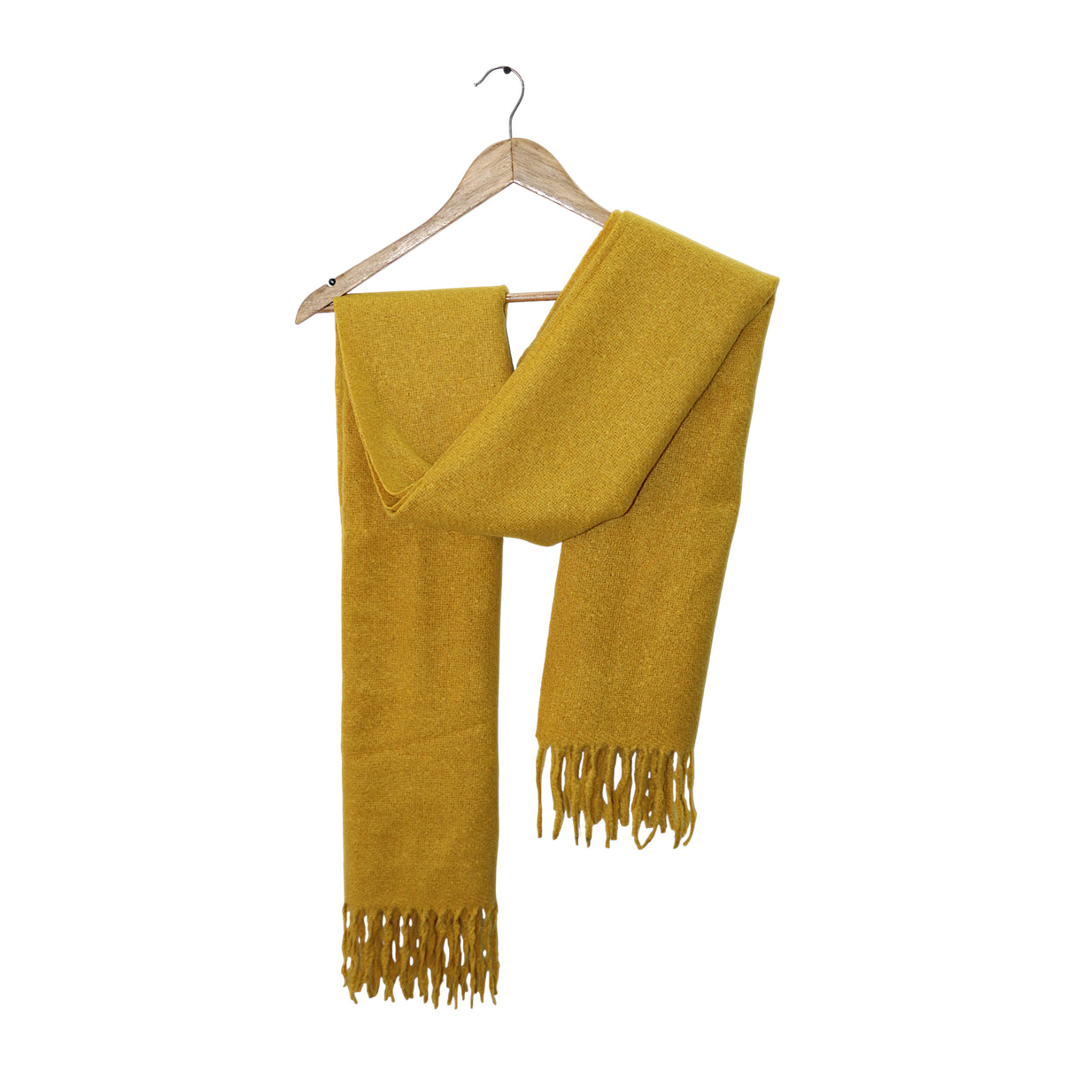 ladies scarf wool yellow china 223
