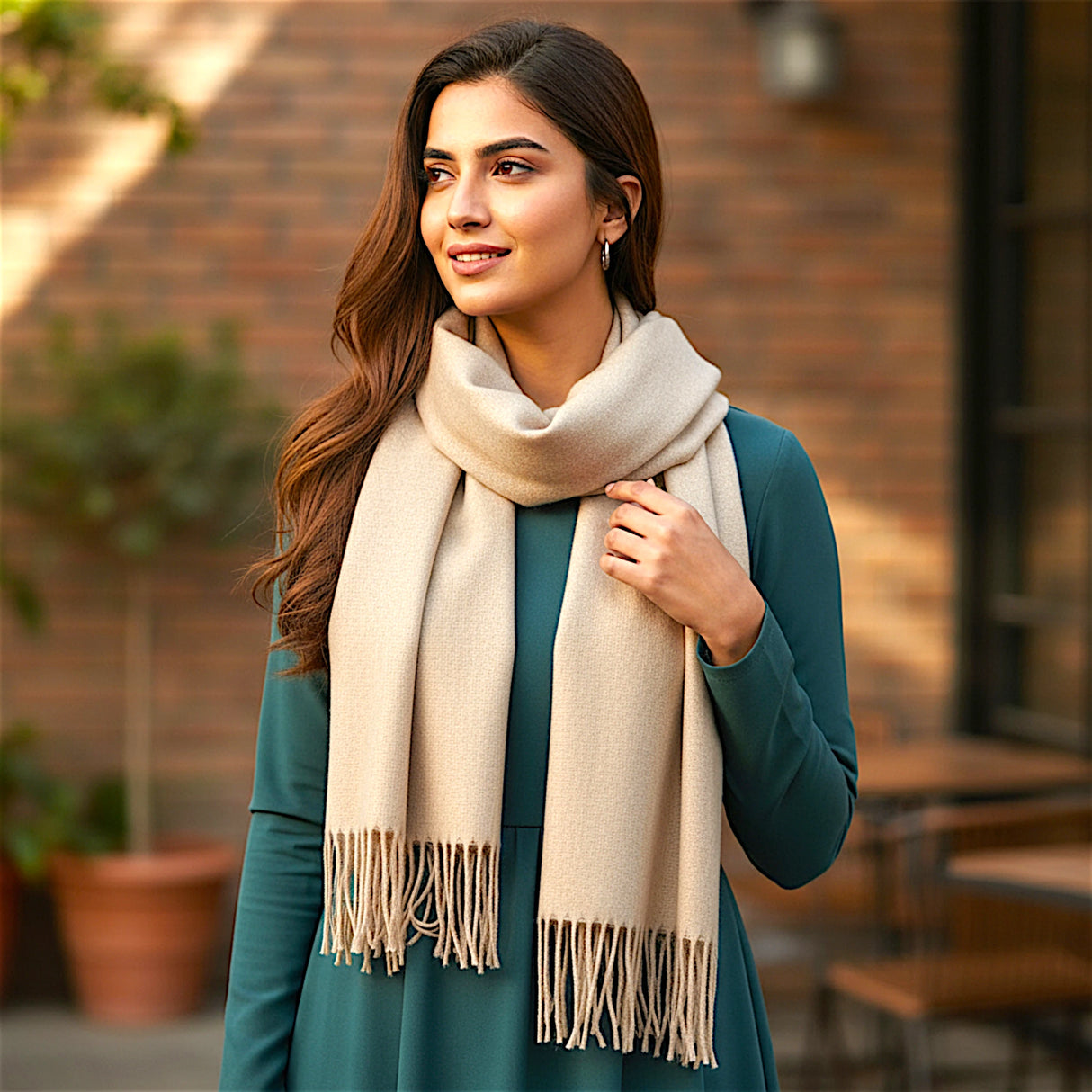 ladies scarf wool skin china 223