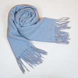 ladies scarf wool sky blue china 223
