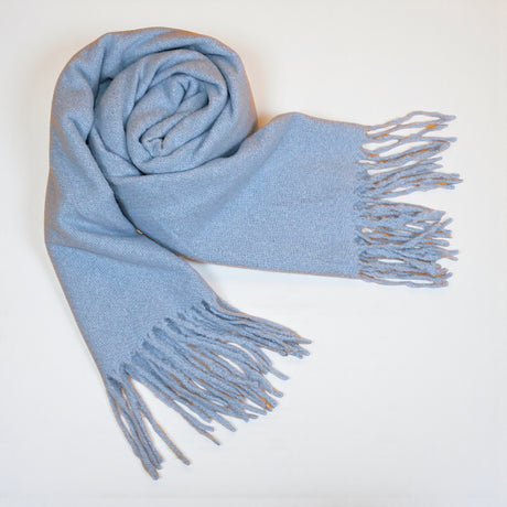 ladies scarf wool sky blue china 223