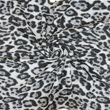 ladies scarf wool cheetah print china 226