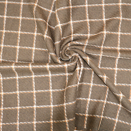 ladies scarf wool dark brown china 227