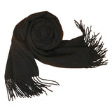 ladies scarf wool black china 224