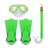 SWIMMING FLIPPER SNORKEL SET WITH GOGGLES 3402 CHINA