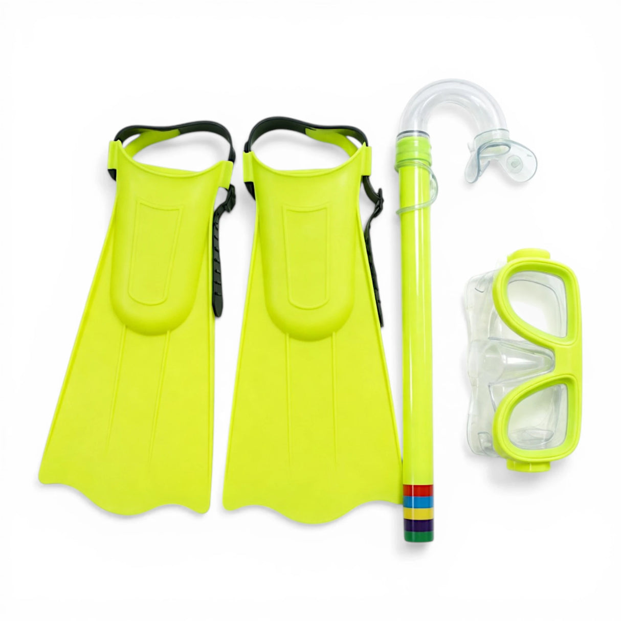 SWIMMING FLIPPER SNORKEL SET WITH GOGGLES 3402 CHINA