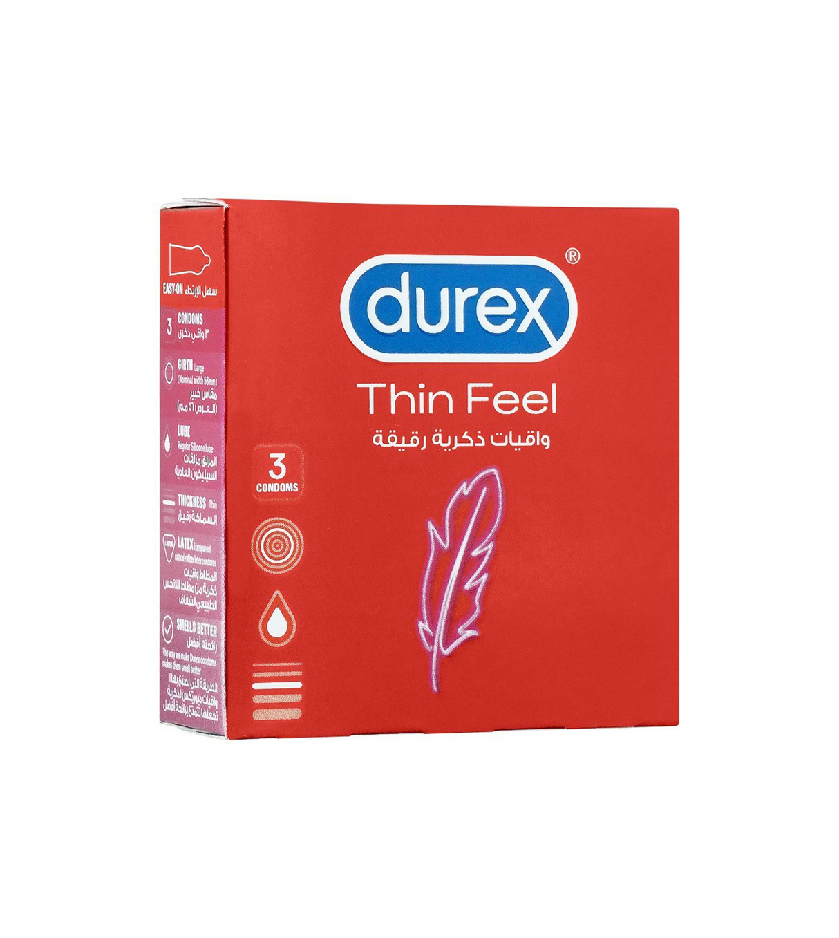 durex condom thin feel 3p 1s reckitt