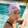 SWIMMING CAP SPEEDO SILICONE BUBBLE CHINA