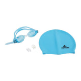 SWIMMING GOGGLES & CAP SET ADORAL 6601-222 CHINA
