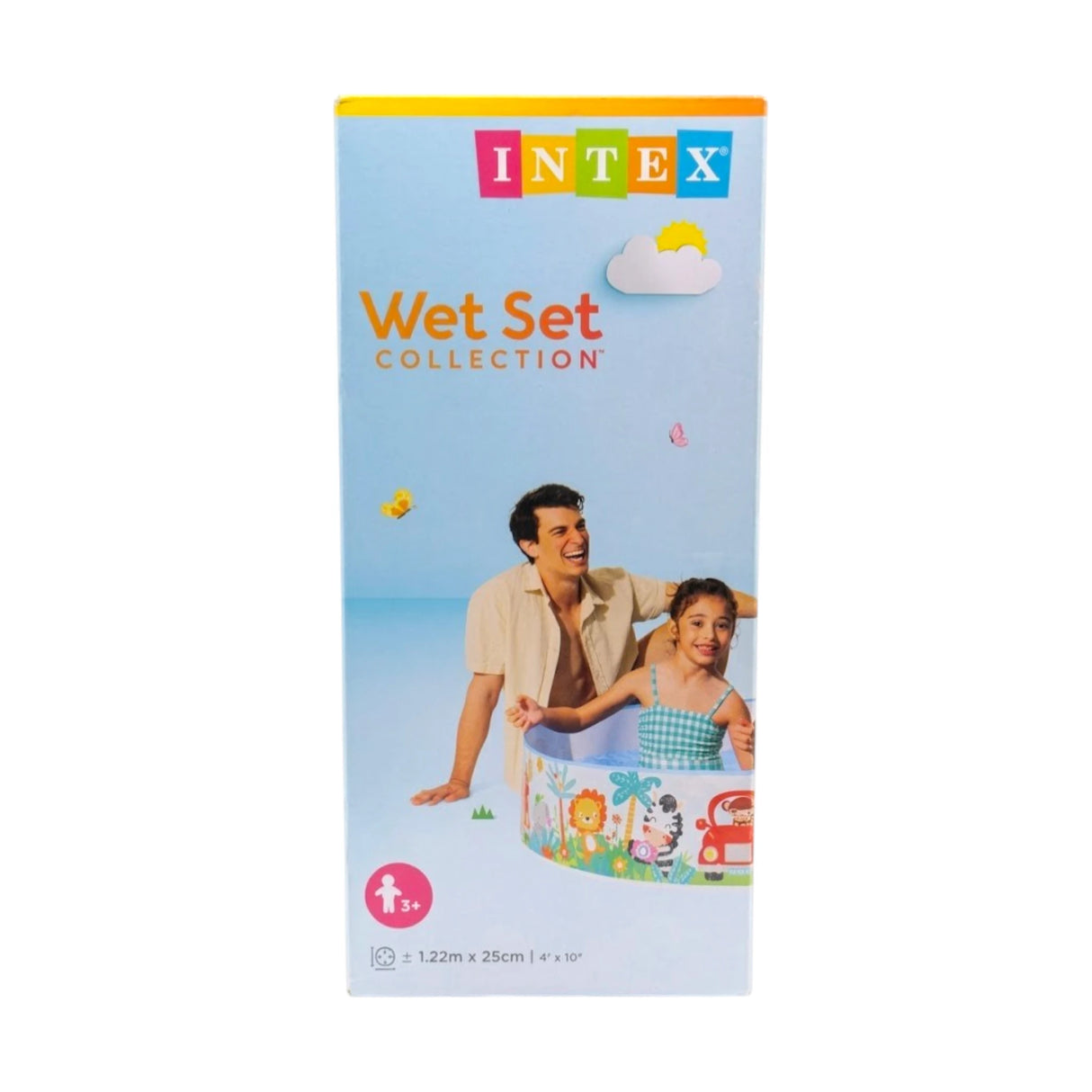 INTEX WET SET COLLECTION INFLATABLE KIDS SWIMMING POOL SMALL ROUND 48"x10"