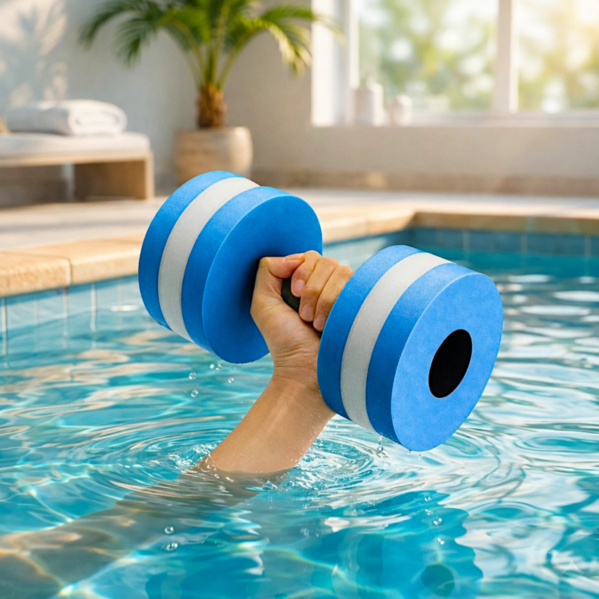 SWIMMING DUMBBELL FOAM Y-29 1PC CHINA