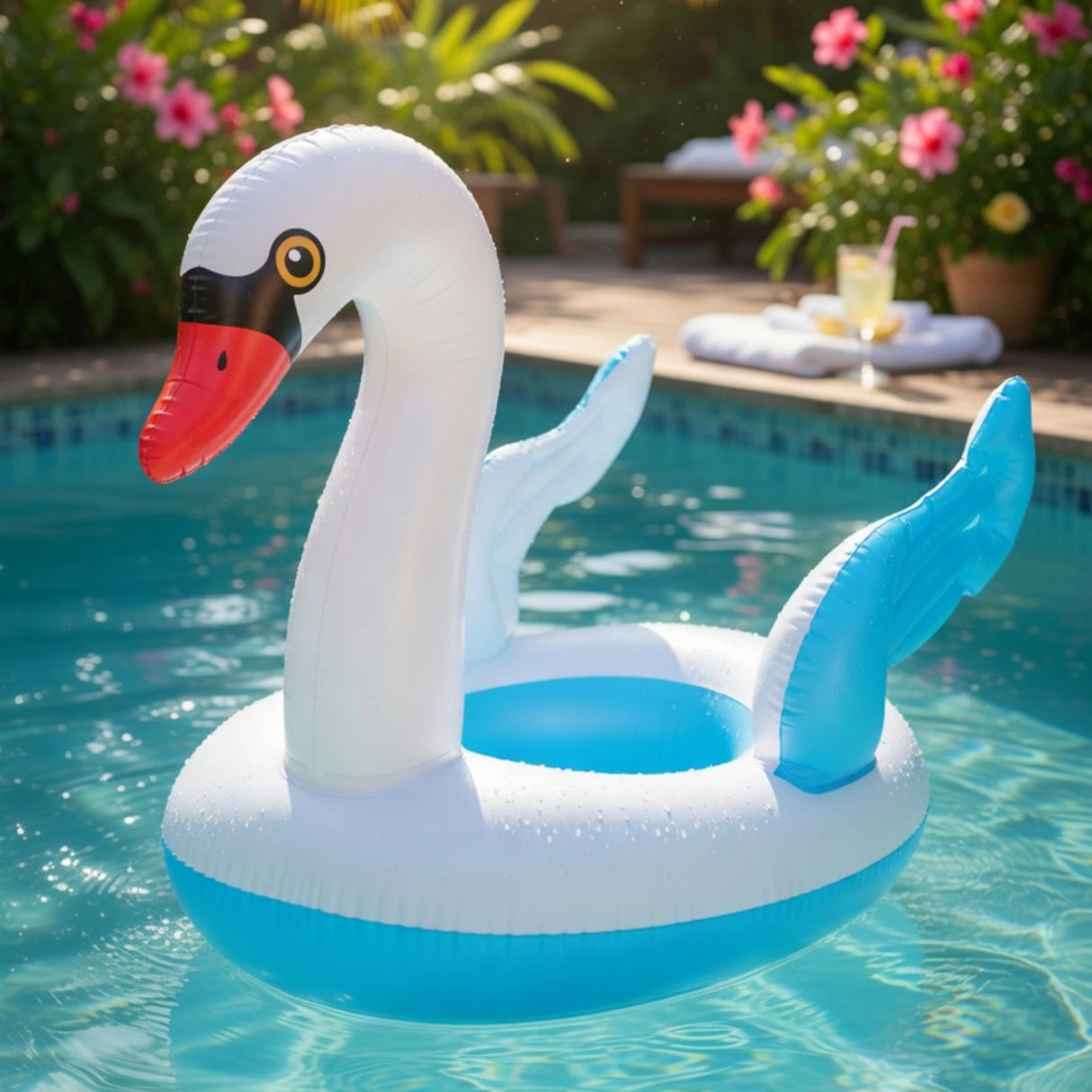Swimming Ring Swan White Wings A 1366-5