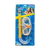 SWIMMING GOGGLES SNORKEL WITH ROD CARD 1932H