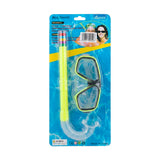 SWIMMING GOGGLES 1932H SNORKEL WITH ROD CARD