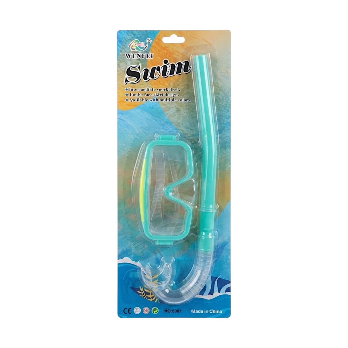 SWIMMING SNORKEL SET WENFEI 8001 CHINA