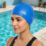 SWIMMING CAP SILICONE DOTED OVAL ADORAL PRO CHINA