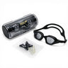 Speedo Swimming Goggles Set with Ear Plugs & Cylinder Case