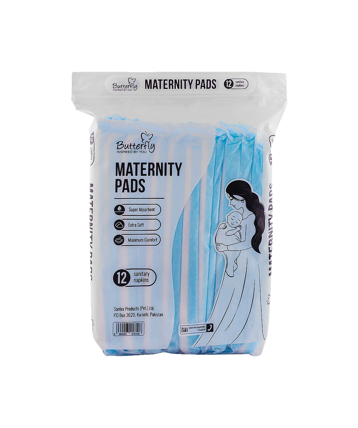 butterfly pad maternity sanitary napkins 12pc