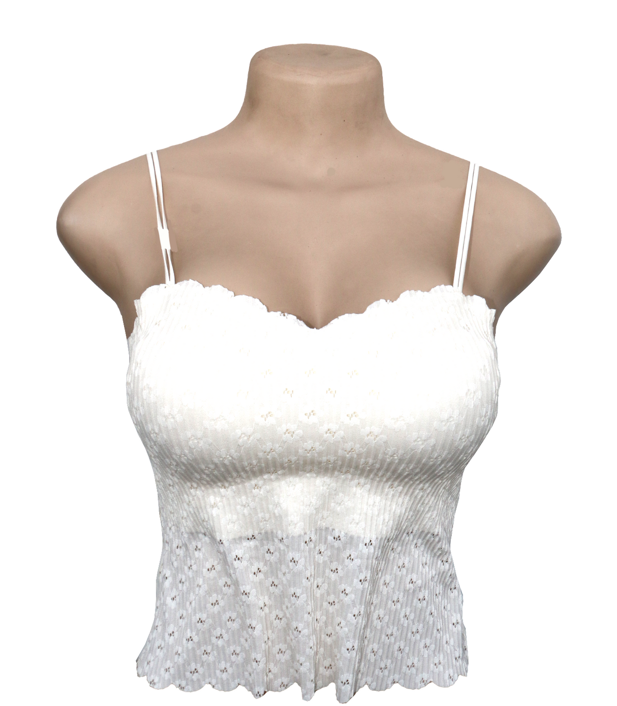 teens padded non wire off white
