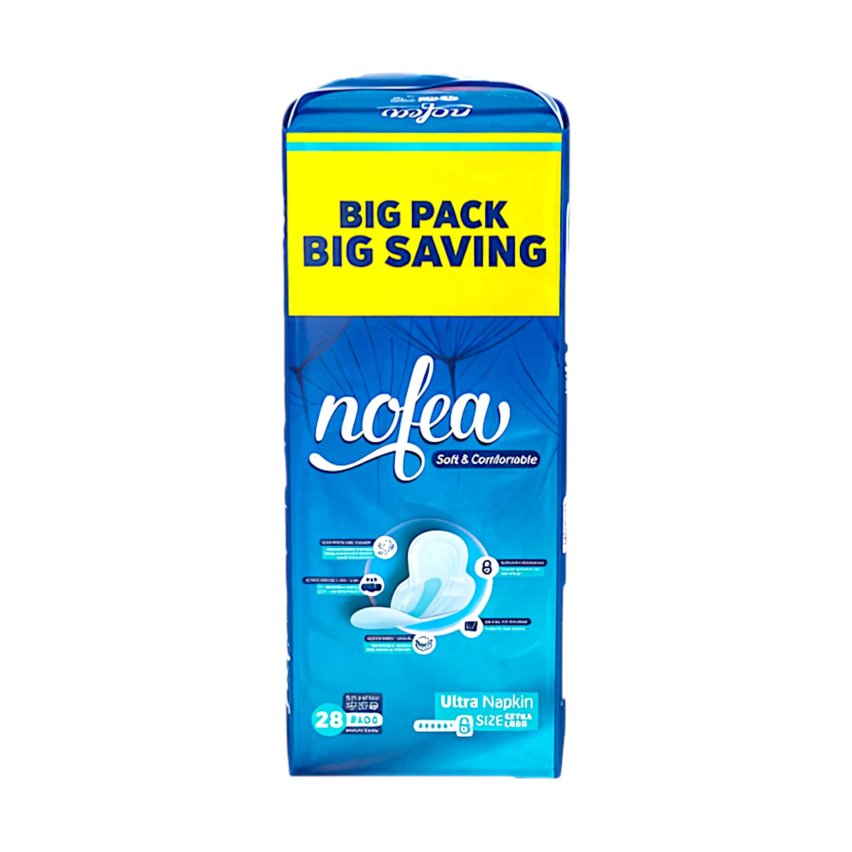 nofea pad ultra xl 28pc