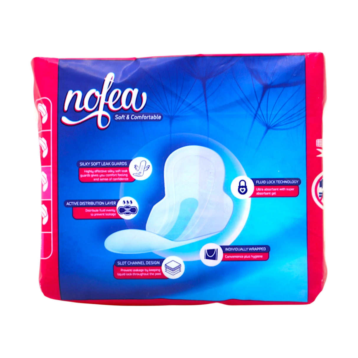 nofea pad ultra thin large 8pc