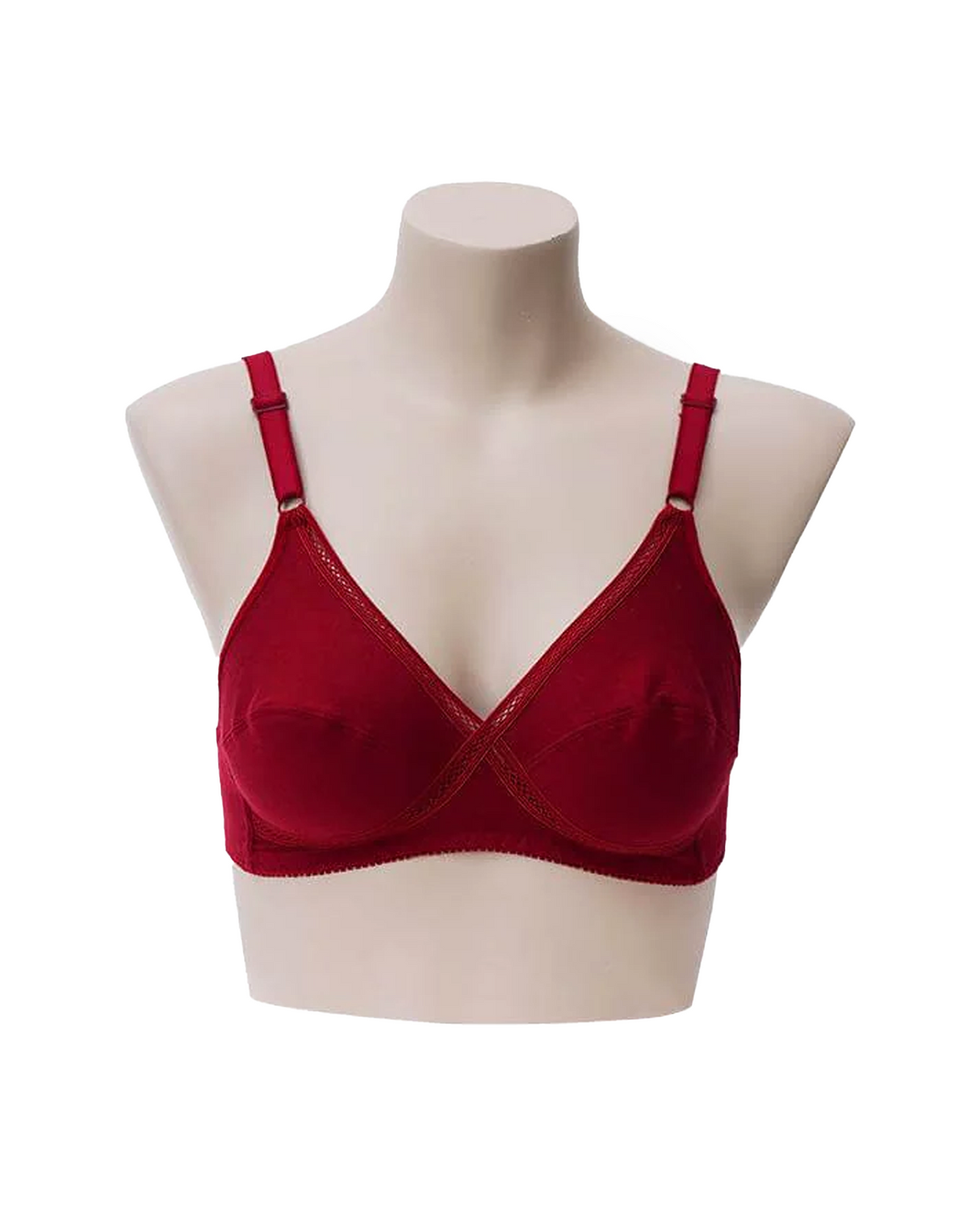 ifg bra corina cotton maroon 32b
