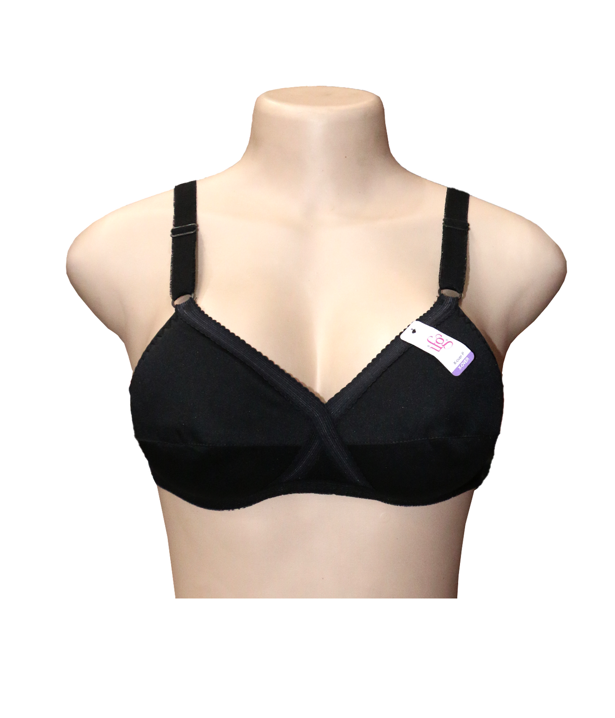 ifg bra x-over p black 32b