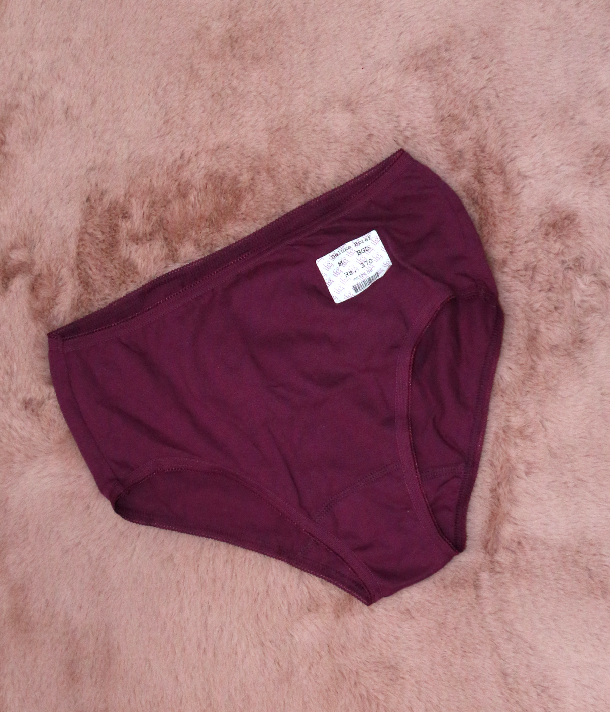 ifg panty deluxe brief burgundy medium