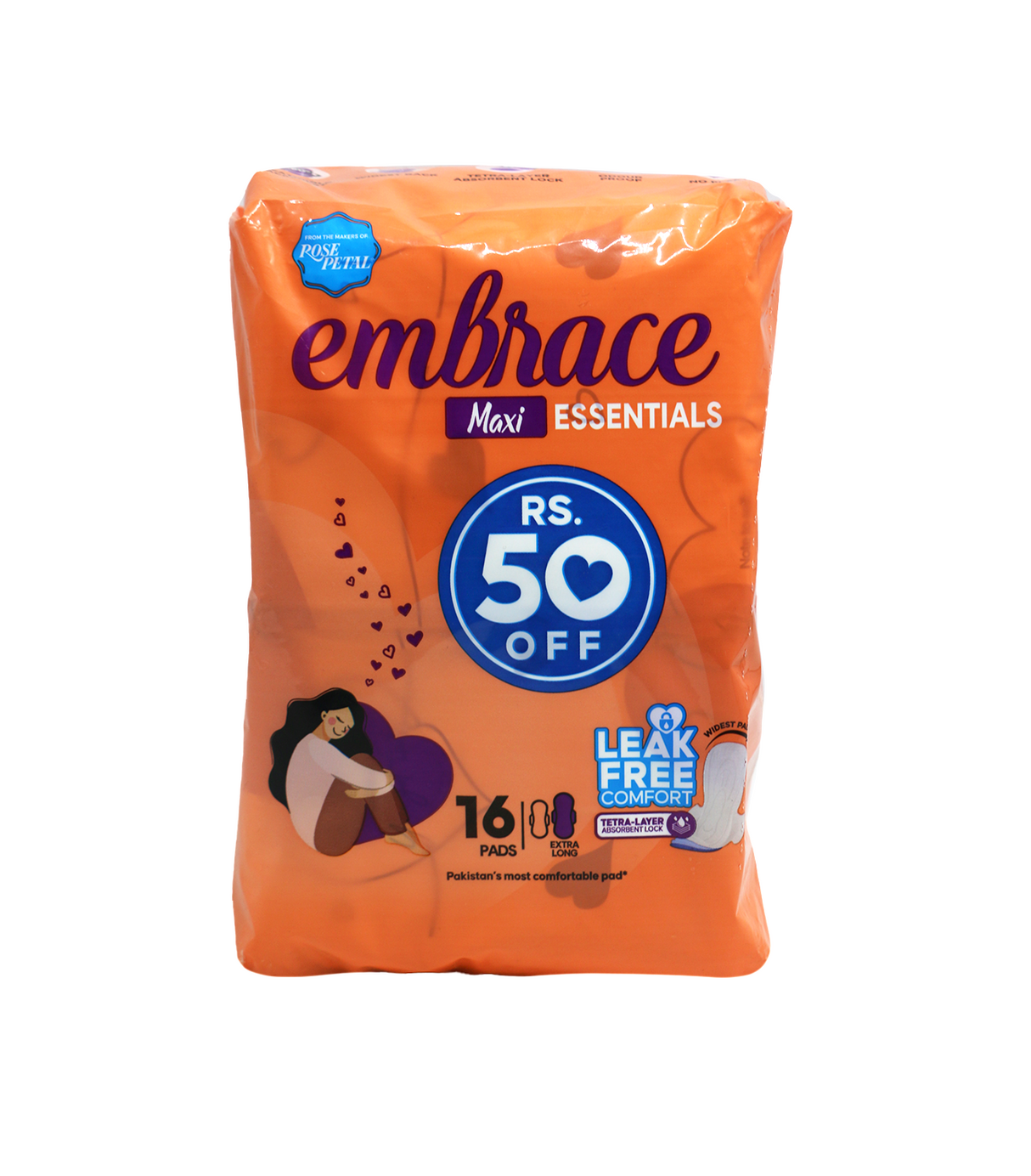 embrace pad 16pc l