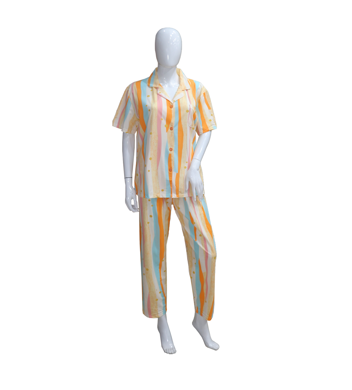 night suit soft cotton for women rainbow 918