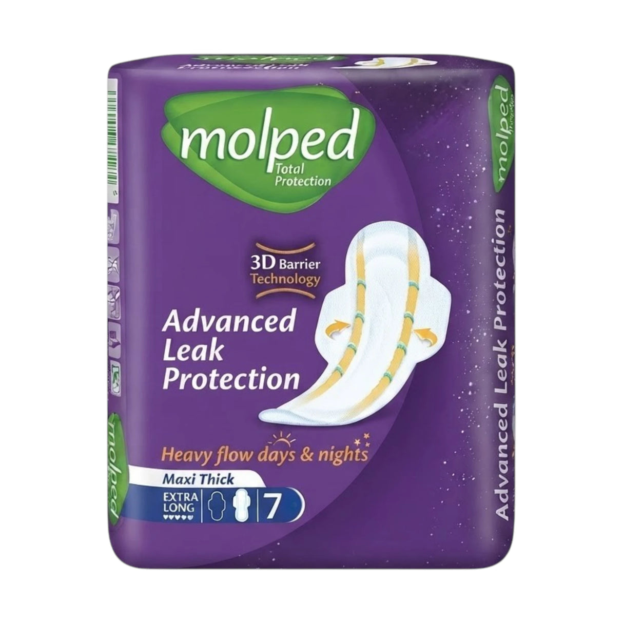 molped pad day & nights maxi thick extra long 7pc