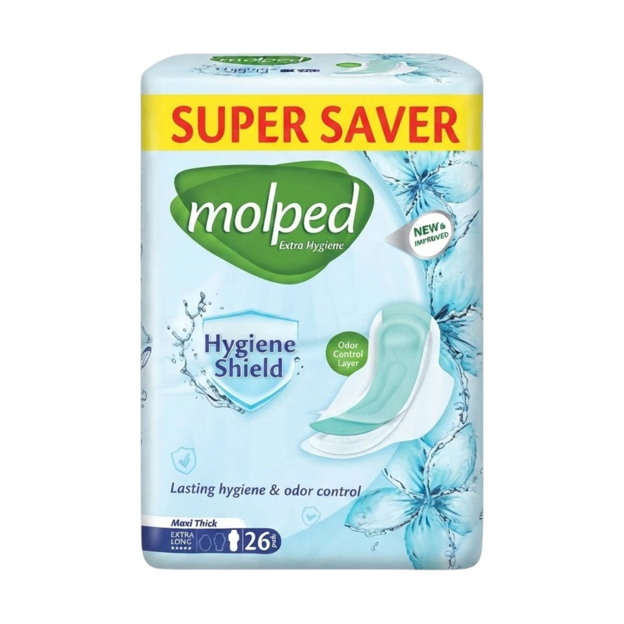 molped pad maxi thick extra long 26pc